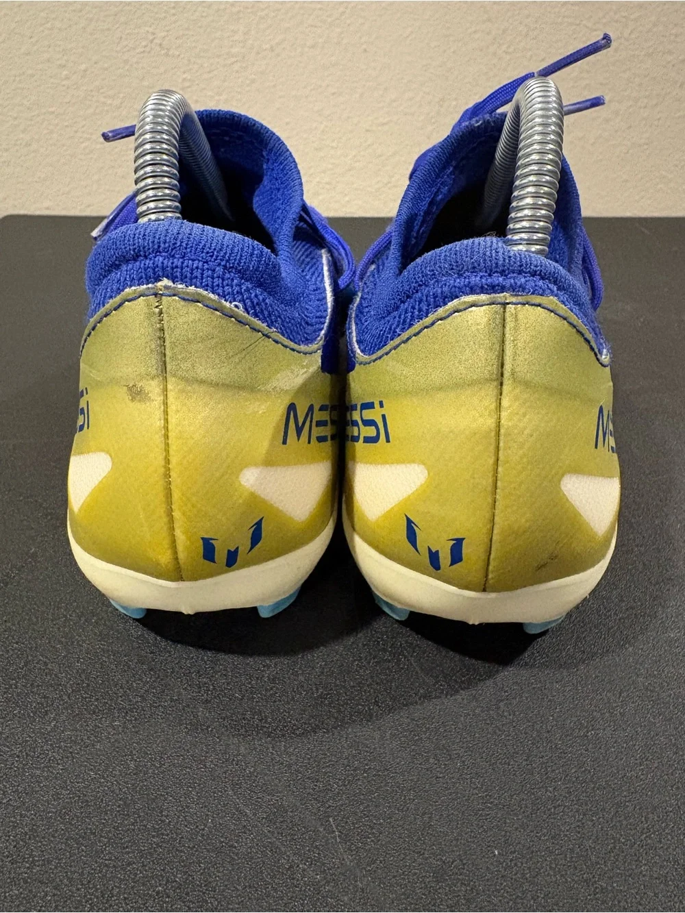 Adidas X Crazyfast Messi.3 FG Soccer Cleats Blue Gold White ID0712 Mens Size 7